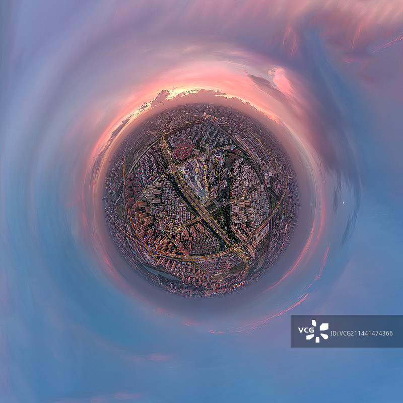 常州风光全景高视角图片素材