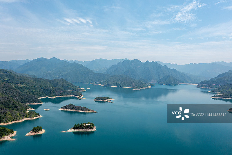 青田千峡湖风景区风光图片素材