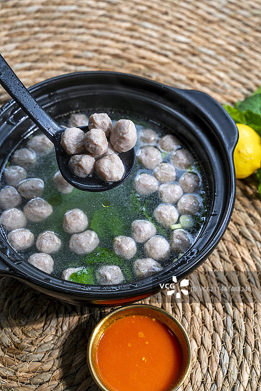 牛肉丸子图片素材