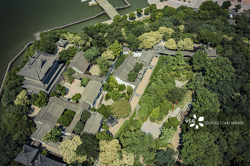 江苏镇江北固山公园北固楼甘露寺图片素材