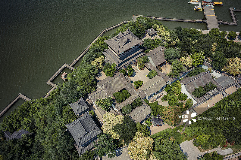 江苏镇江北固山公园北固楼甘露寺图片素材