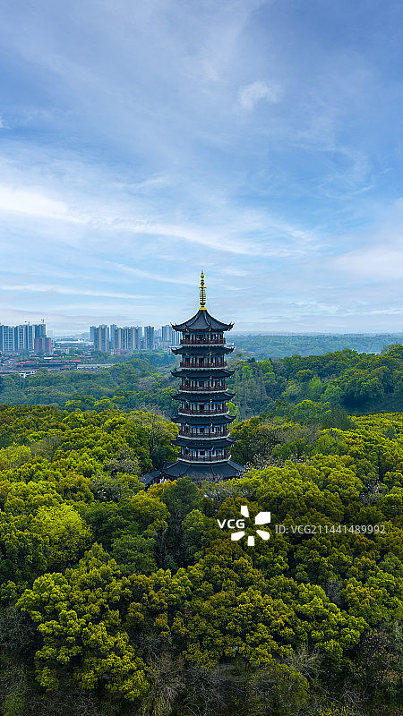 湖南 常德 独峰塔图片素材
