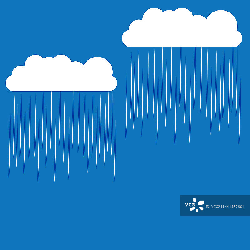 云和雨图标设计图片素材