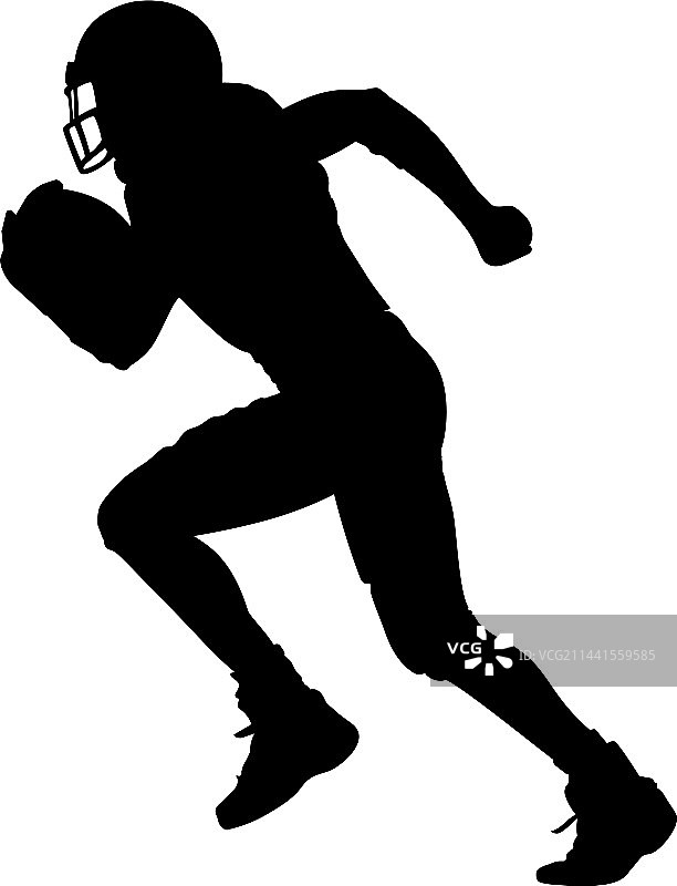 带球奔跑的足球运动员图片素材