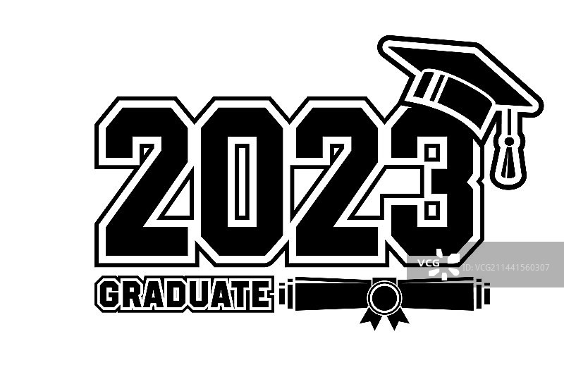 2023年毕业班标志图片素材