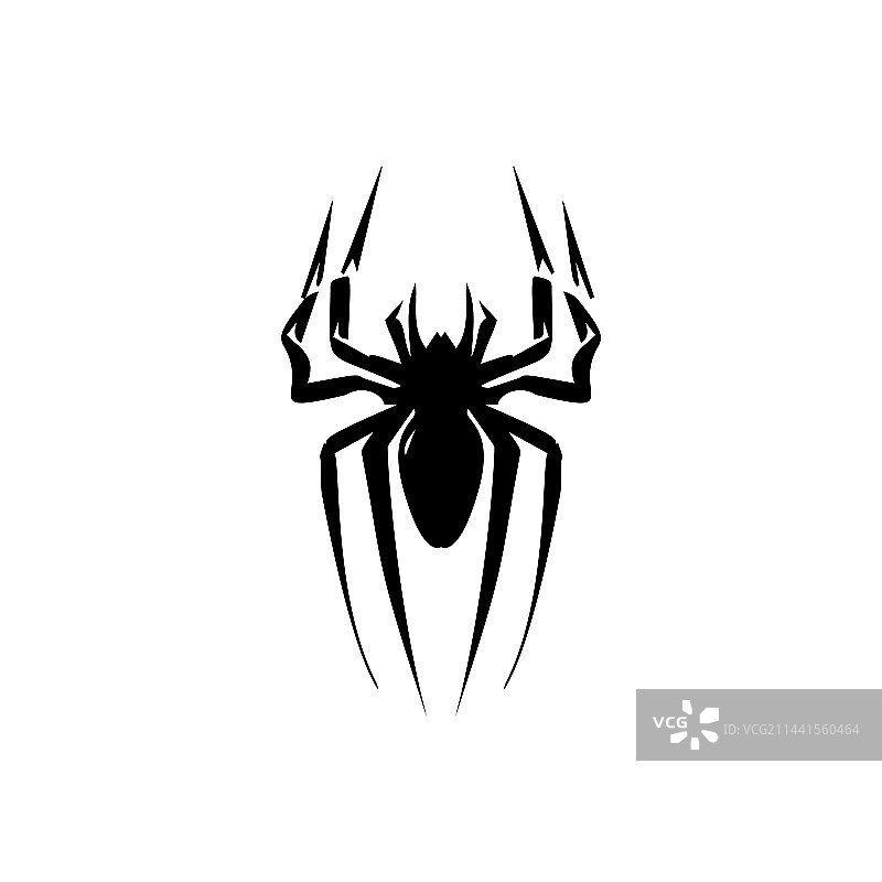 万圣节黑寡妇蜘蛛图标图片素材