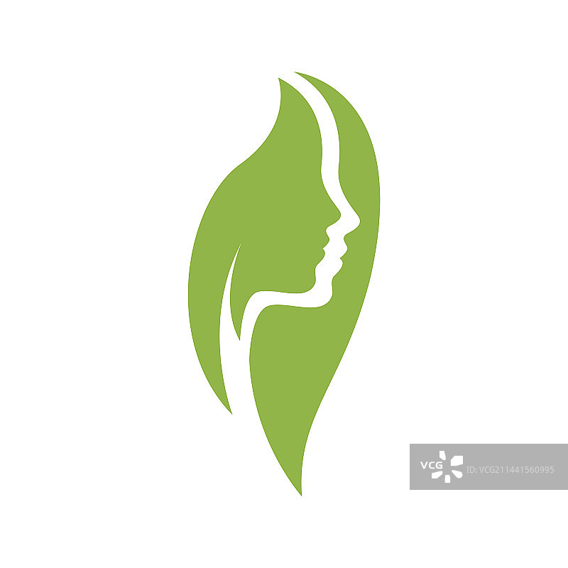 女性美容护发Logo设计图片素材