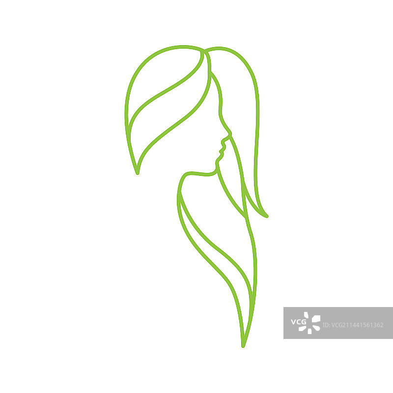 美女长发护理沙龙护理系列图片素材