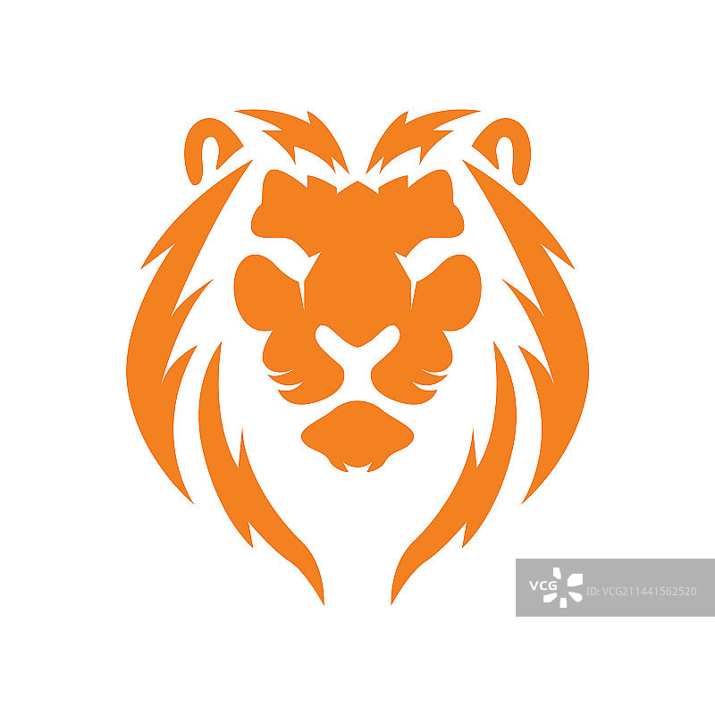 动物野兽狮子鬃毛标志图片素材