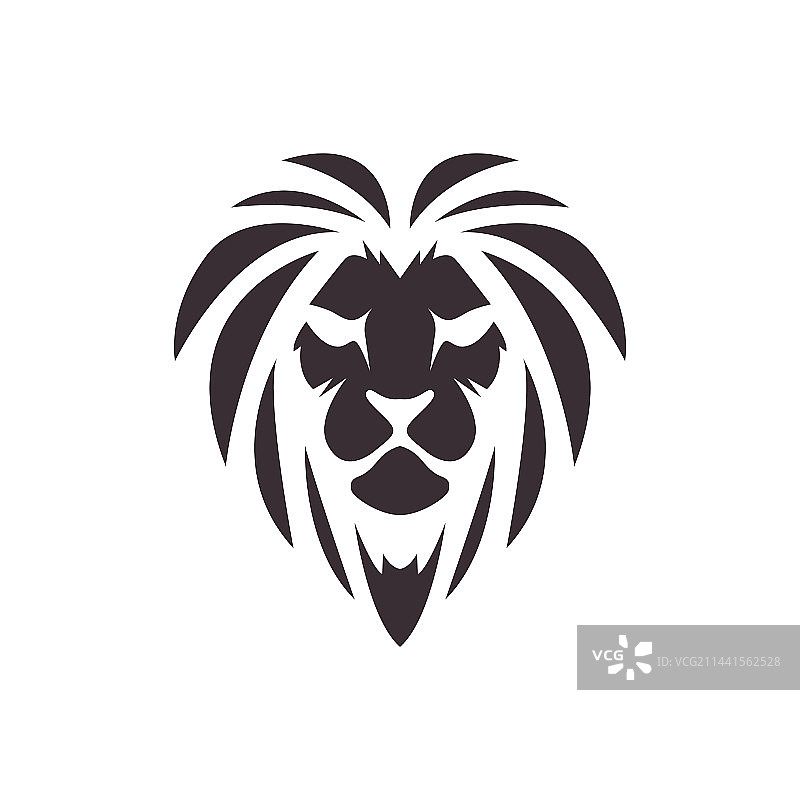 狮子鬃毛标志图片素材
