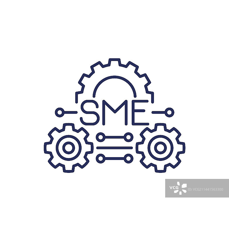 中小企业线条图标图片素材