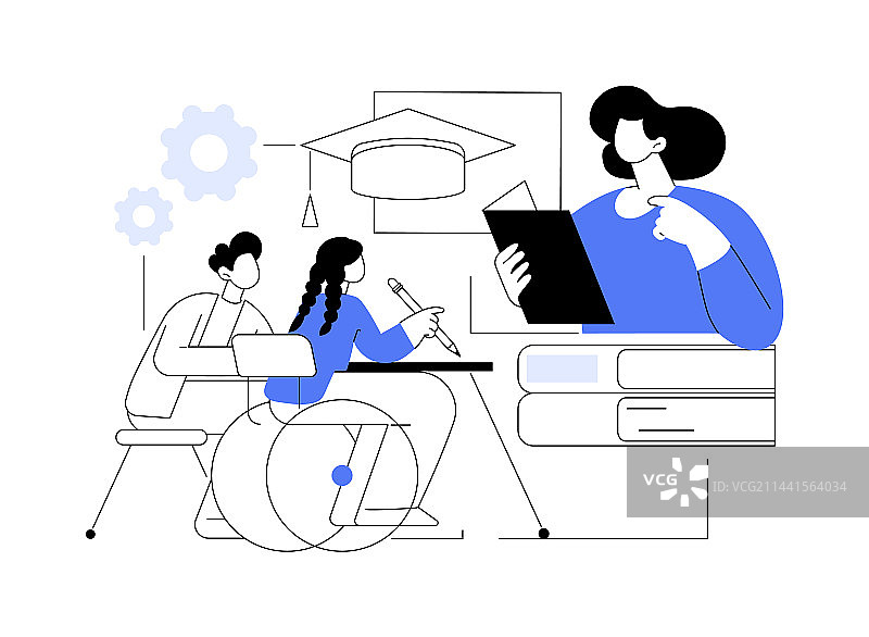 融合教育抽象概念图片素材