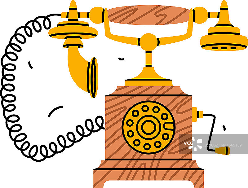 老式悬挂式电话图片素材