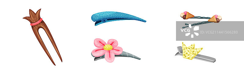 发夹或发针发饰图片素材