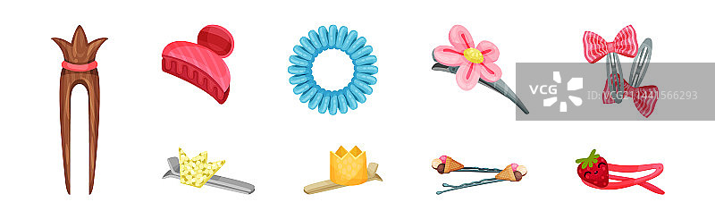 发夹发饰图片素材