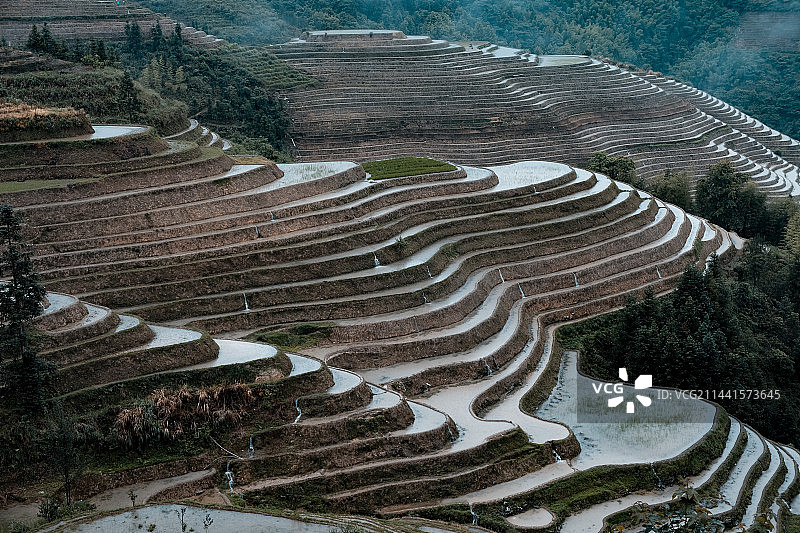 梯田图片素材