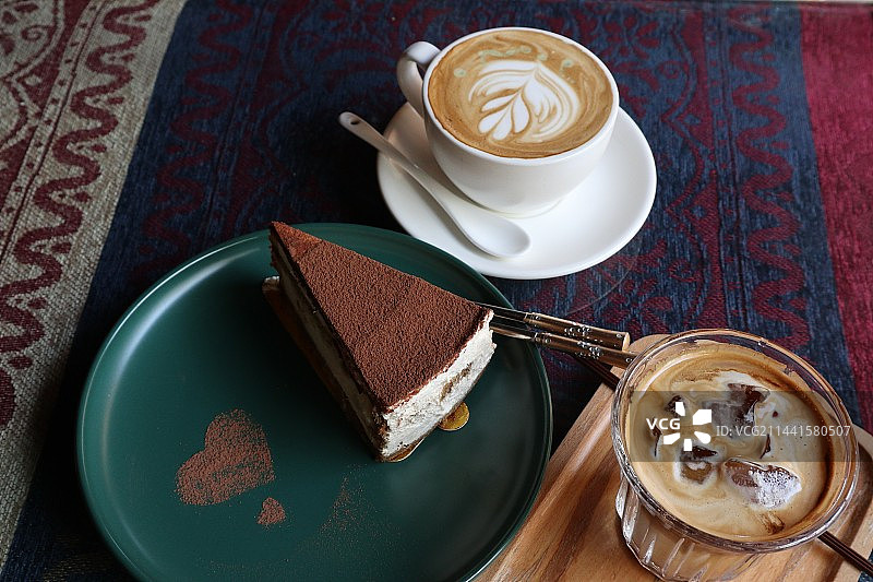 咖啡哪有生活苦图片素材