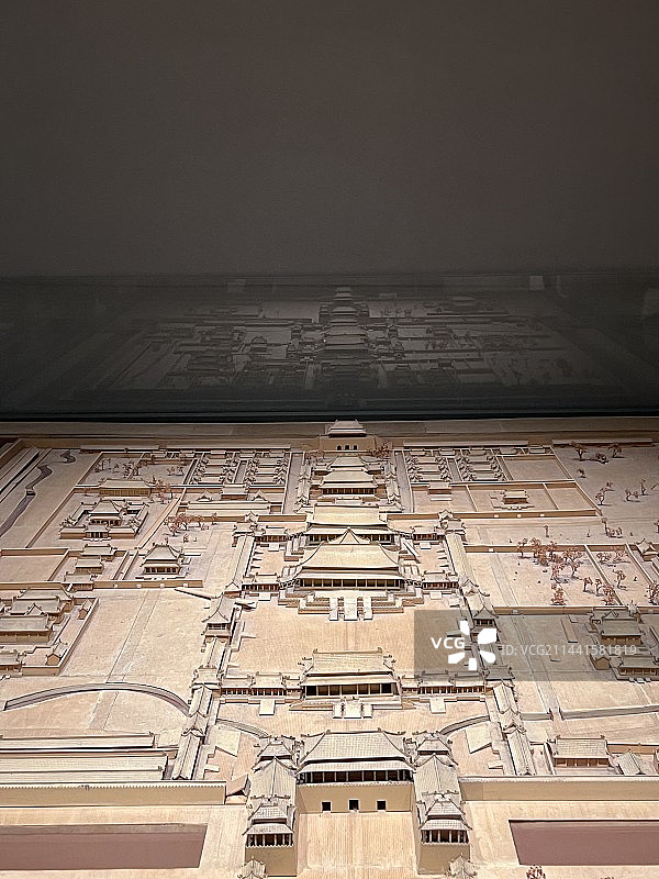 私家园林建筑模型结构俯视图图片素材