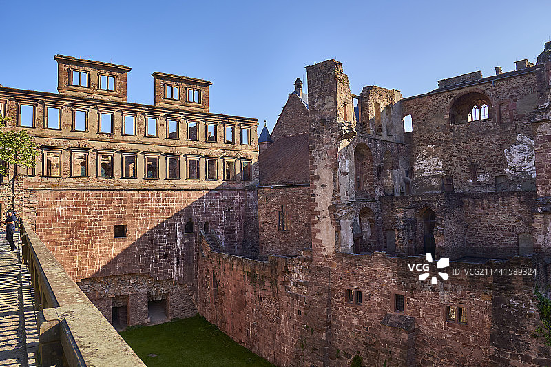 欧洲德国海德堡城堡图片素材