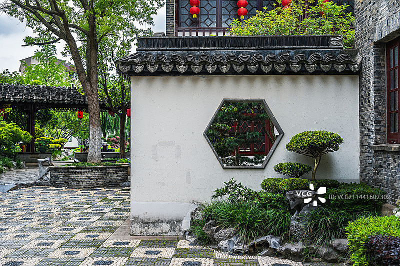 上海南翔古镇檀园图片素材