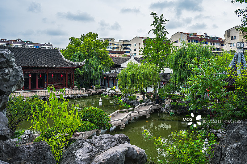 上海南翔古镇檀园图片素材