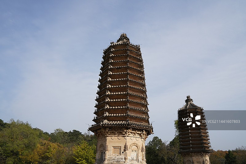 银山塔林图片素材