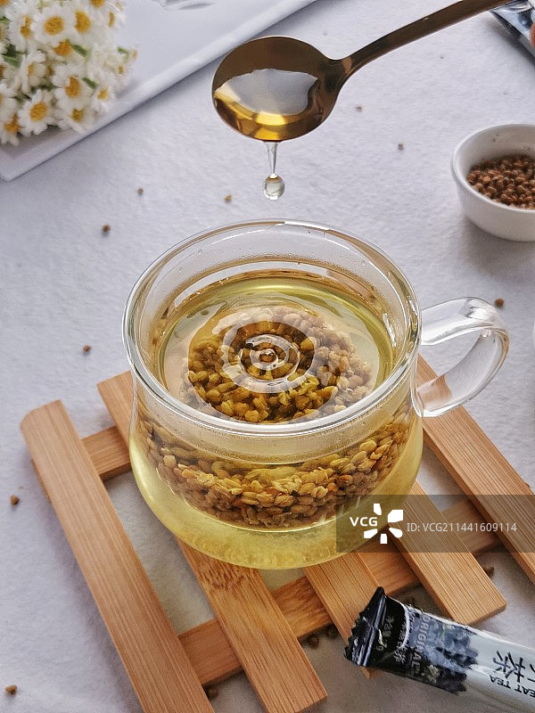 苦荞茶 滴水图片素材