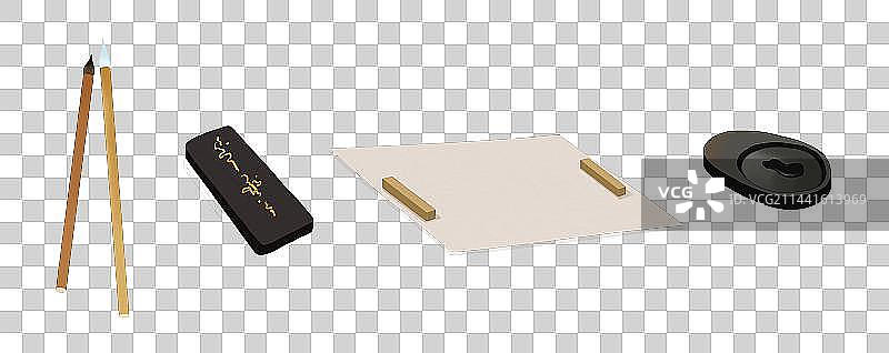 文房四宝元素图片素材