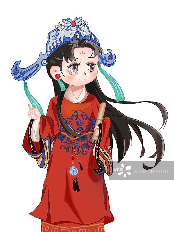 古风女孩图片素材