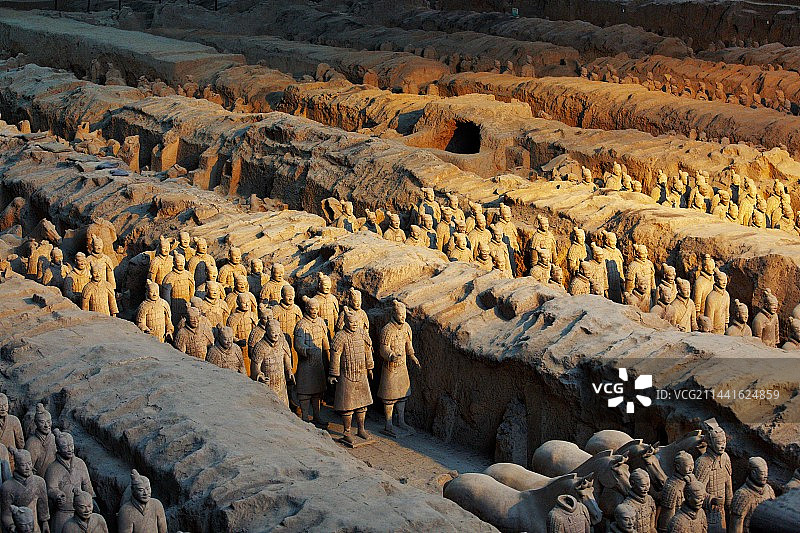 秦始皇兵马俑图片素材