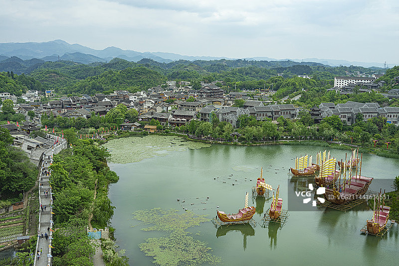 中国贵州贵阳青岩古镇图片素材