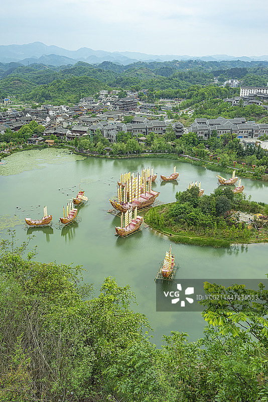 中国贵州贵阳青岩古镇图片素材