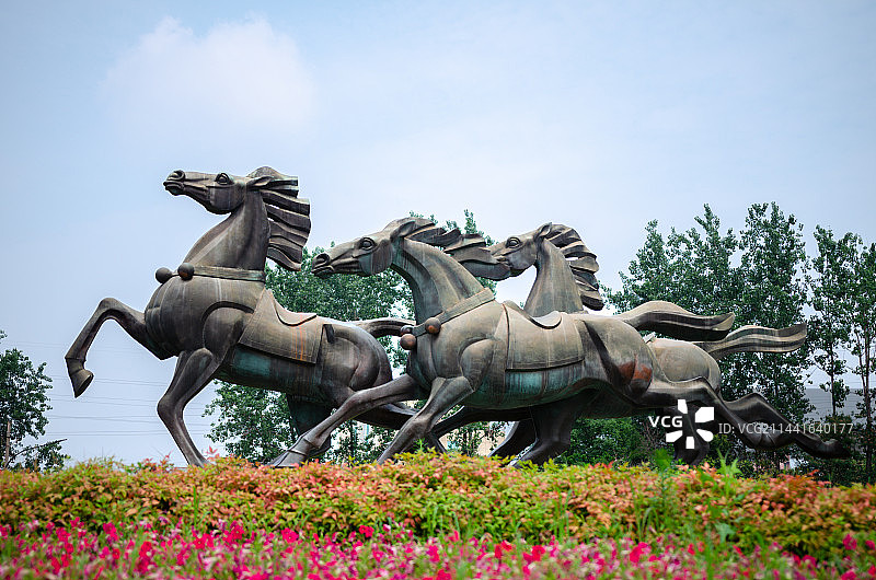 永康三马九铃图片素材