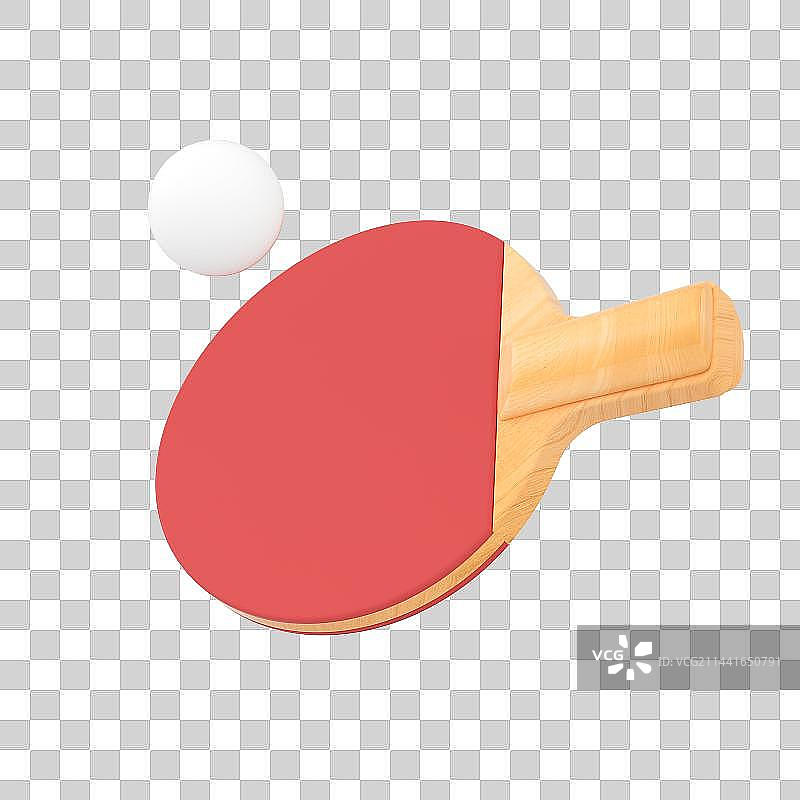 建模的乒乓球拍图片素材