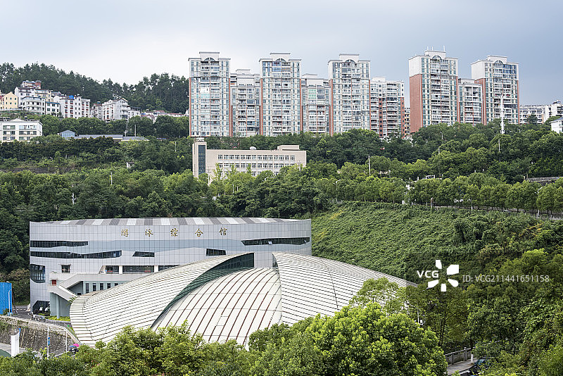 湖北秭归城市风光图片素材