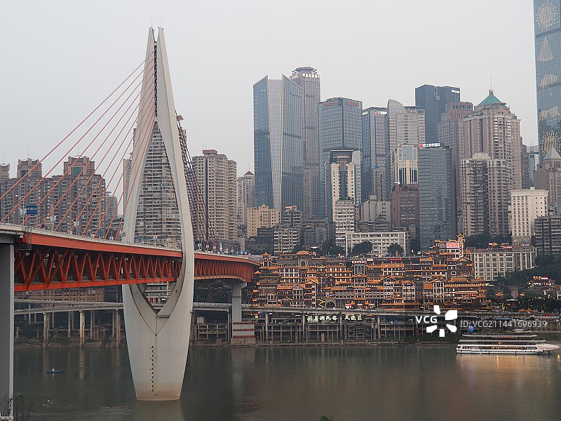 重庆洪崖洞夜景图片素材