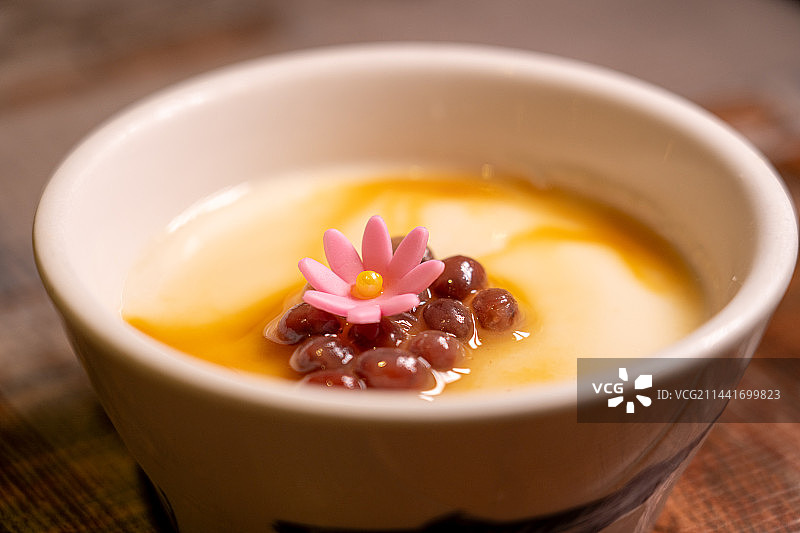 传统客家菜 客家豆花布丁图片素材