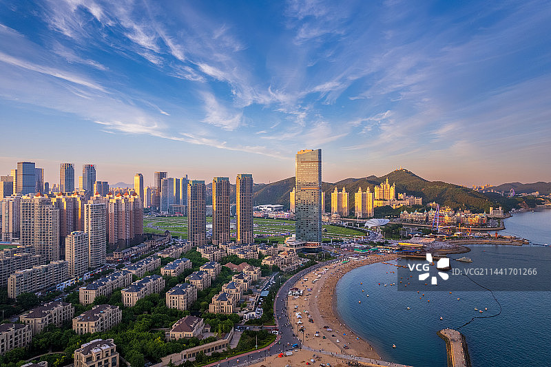 大连星海湾图片素材