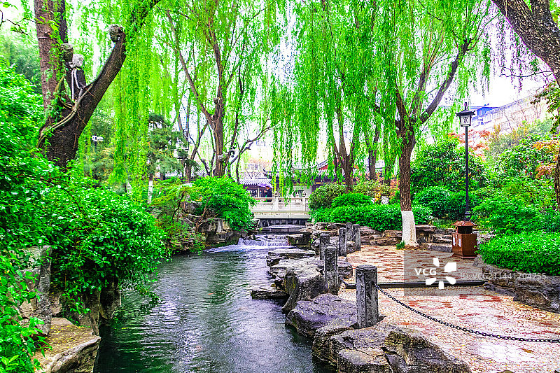 济南，天下第一泉，趵突泉图片素材