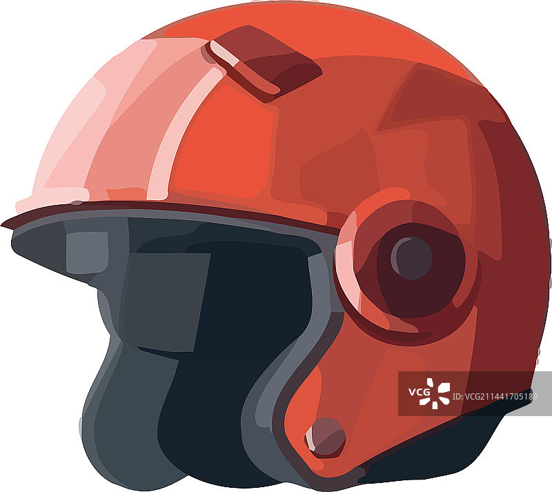 头盔象征极限运动的安全性图片素材