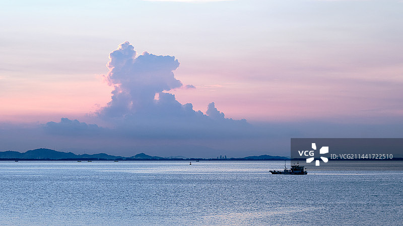 海上黄昏图片素材