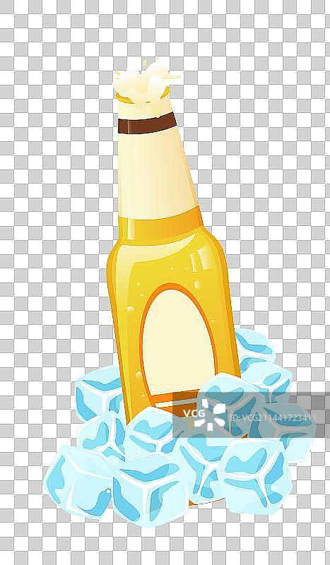 夏季冰镇啤酒国际啤酒日图片素材