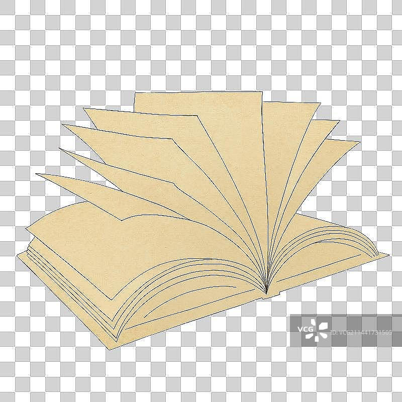 打开的书图片素材