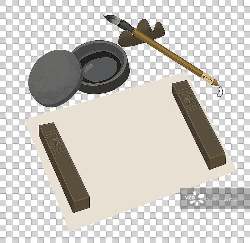 文房四宝砚台图片素材