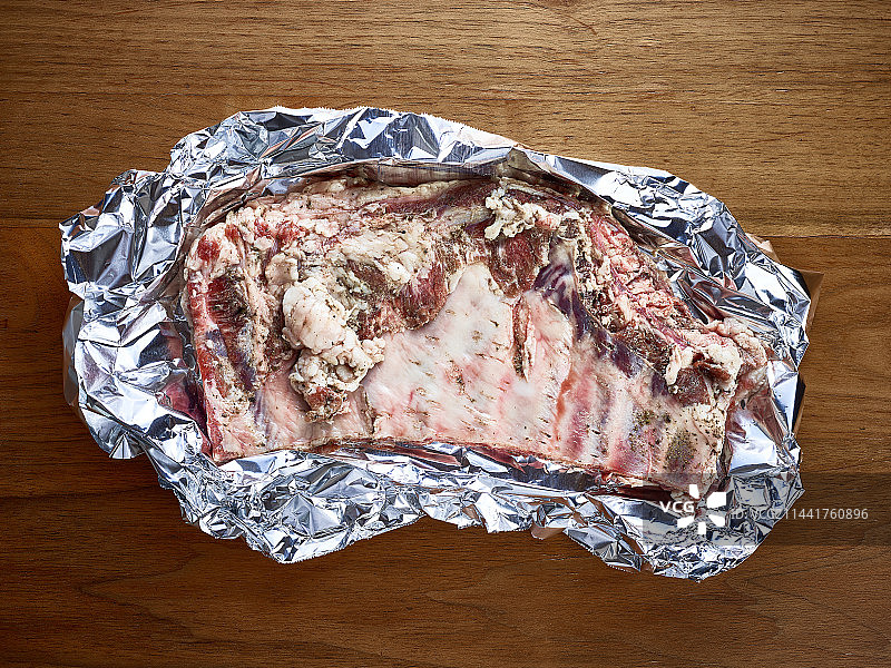 羊排肉腌制净排图片素材