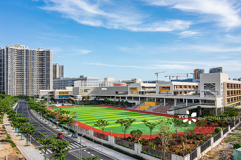 三亚市崖州湾科技城南开小学图片素材
