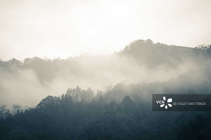 青城后山图片素材