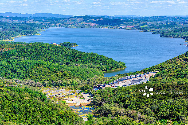 中国辽宁沈阳棋盘山风景区图片素材