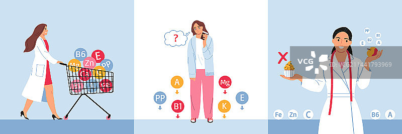 营养师建议组合图片素材