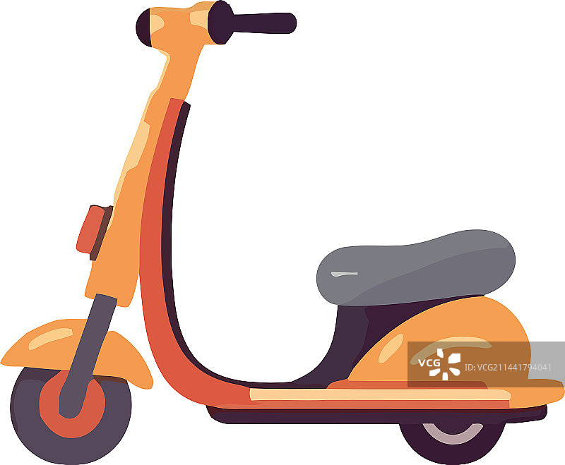 彩色滑板车设计图片素材